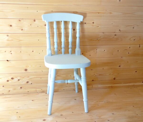 стул белый из сосны