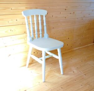 стул белый из сосны